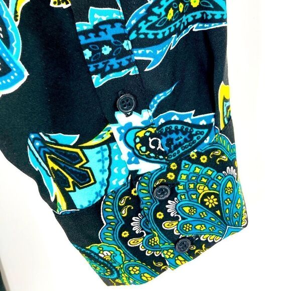 Liz Claiborne Plus Size Paisley Shirt/Dress 2X - Picture 3 of 9